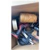 Image 8 : CRATE AND BOX OF AIR TOOLS AND POWER TOOL AS FOUND