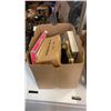 Image 2 : BOX AND 2 TRAYS OF VINTAGE COLLECTIBLES, PIPES, PHONE, KITCHEN ITEMS