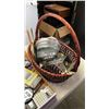 Image 2 : 3 TRAYS OF COLLECTIBLES, BOOKENDS, CALCULATORS, BRASS DOLPHINS, ETC