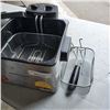 Image 3 : HAMILTON BEACH DOUBLE BASKET DEEP FRYER