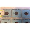 Image 2 : FIRST AND SECOND CANADIAN 1 CENT - 1920, 1921 (19 COINS)