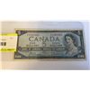 Image 1 : 1954 CANADIAN $5 BILL - 1ST ISSUE ELIZABETH II