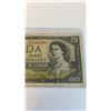 Image 2 : 1954 CANADIAN $20 BILL - 1ST ISSUE ELIZABETH II
