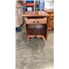 Image 3 : WOOD DRESSER WITH MIRROR AND PAIR OF NIGHTSTANDS