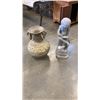 Image 1 : POTTERY VASE AND GARDEN FIGURE
