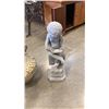 Image 3 : POTTERY VASE AND GARDEN FIGURE