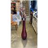 Image 1 : 40 INCH TALL GLASS VASE