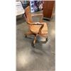 Image 3 : VINTAGE WOOD ROLLING OFFICE CHAIR