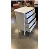 Image 2 : WHITE 4 DRAWER CHEST OF DRAWERS