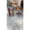 Image 1 : 2 ROUND WOOD ENDTABLES