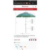 Image 1 : 6.5 Feet Beach Umbrella with Sun Shade and Carry Bag without Weight