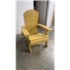 Image 1 : BRAND NEW FOLDING ADIRONDACK CHAIR W/ CUP HOLDER