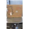 Image 2 : 16 INCH SIDE TABLE WITH WIRE RACK - WHITE FAUX MARBLE, IN BOX, RETAIL $99
