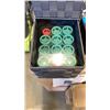 Image 8 : 2 FABRIC ORGANIZERS WITH BEAUTY PRODUCTS AND HAIR ROLLERS