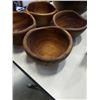 Image 8 : WOOD CARVINGS, BOWL SET, MASK AND DECORATIVE TRAY