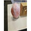 Image 2 : 2 PINK SALT ROCKS AND WOOD WALL CUBE SHELFS