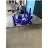 Image 1 : COBALT BLUE GLASS CHICKEN DISHES, DECANTER, BOTTLES, ART GLASS APPLE