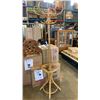 Image 2 : BENTWOOD COAT TREE AND WOOD WINE RACK