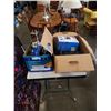Image 1 : 2 BOXES OF ELECTRONICS, SPEAKERS, RC HELICOPTER