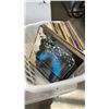 Image 8 : CRATE, BASKET AND BOX OF RECORDS