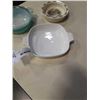 Image 2 : ROYAL DOULTON BUNNYKINS BOWL, PYREX BAKING DISH WITH LID AND CORNING WARE BAKING DISH