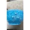 Image 8 : BLUE WHITE AND GREEN WHITE ART GLASS VASES AND BLUE WHITE ART GLASS BOWL