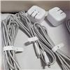 Image 2 : 4 AS NEW TYPE C TO APPLE IPHONE CHARGE CORDS AND 2 WALL CHARGING BLOCKS