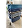 Image 4 : 7 MEDIUM SIZED STORAGE TOTES