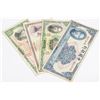 Image 1 : 4 Piece Republic of China Central Bank 5 Yuan Note