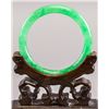 Image 1 : Chinese Jadeite Carved Green Bangle
