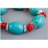 Image 8 : Lot of 7 Turquoise Bracelets and Necklace