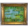 Image 2 : French Oil on Board Signed Monet