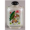Image 1 : Chinese Crystal Snuff Bottle Interior Painted Sign