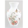 Image 1 : Chinese Famille Rose Hand Painted White Vase