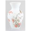 Image 2 : Chinese Famille Rose Hand Painted White Vase