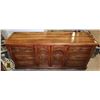 Image 1 : ESTATE WOODEN DRESSER WITH SHELVED VANITY