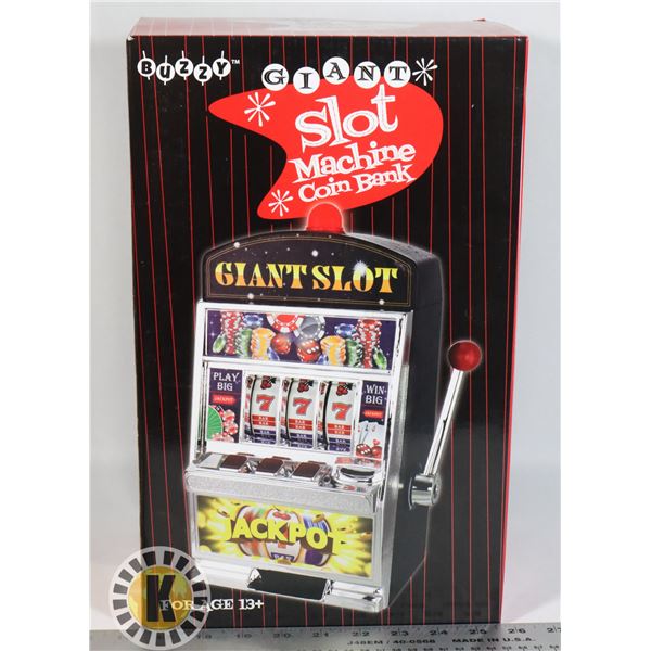 NEW GIANT SLOT MACHINE COIN BANK