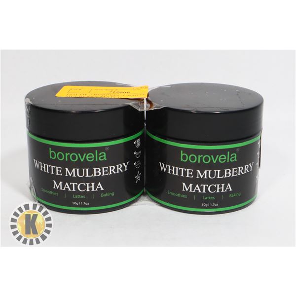 LOT OF 2 BORPVELA WHITE MULBERRY MATCH