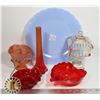 Image 1 : LARGE LOT OF COLLECTIBLE VINTAGE GLASSWARE