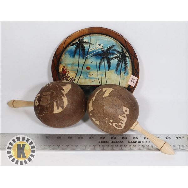 LOT OF CUBA MUSICAL INSTRUMENTS