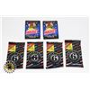 Image 1 : 3)  LOT OF 6 FACTORY SEALED VINTAGE HOCKEY TRADING