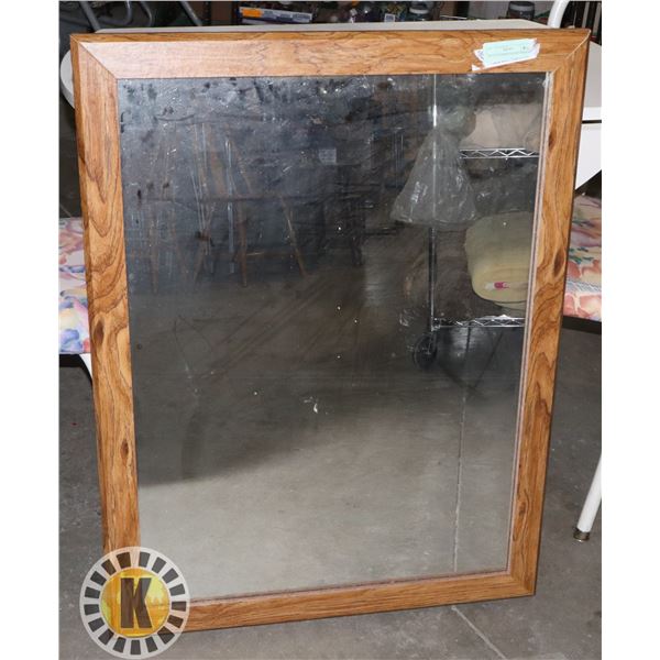 ESTATE WOODEN FRAMED MIRROR