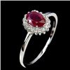 Image 2 : Natural Pigeon Blood Red Ruby Ring