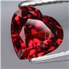 Image 1 : Natural Red Spessartite Garnet Heart  - Untreated