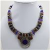 Image 1 : Tibet Natural Stone Tribal Queen Royal Necklace