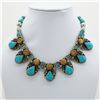 Image 1 : Tibet Natural Stone Tribal Queen Royal Necklace
