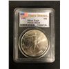 Image 1 : 1991 FIRST STRIKE 1$ SILVER EAGLE PCGS MS68