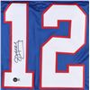 Image 2 : Jim Kelly Signed Career Highlight Stat Jersey (Beckett)