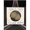Image 1 : 1907 AND 1936 CANADA SILVER DIMES .925% SILVER