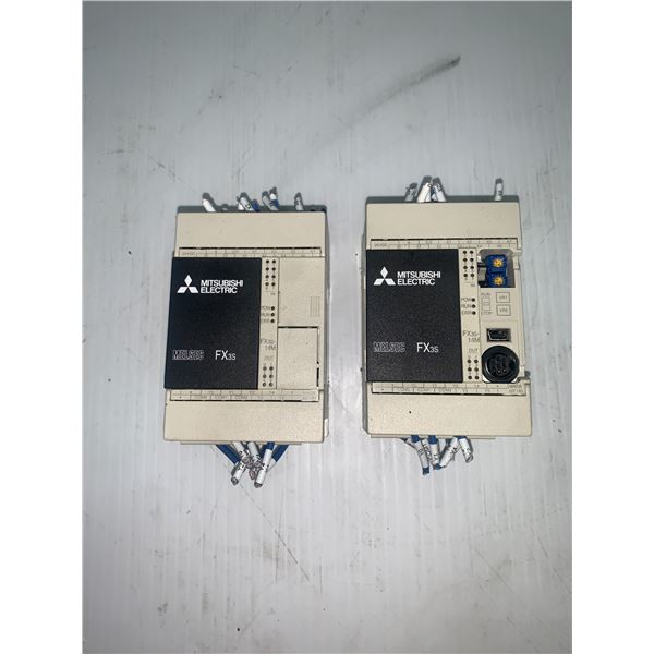 (2) Mitsubishi #FX3S-14MR/DS Programmable Controllers